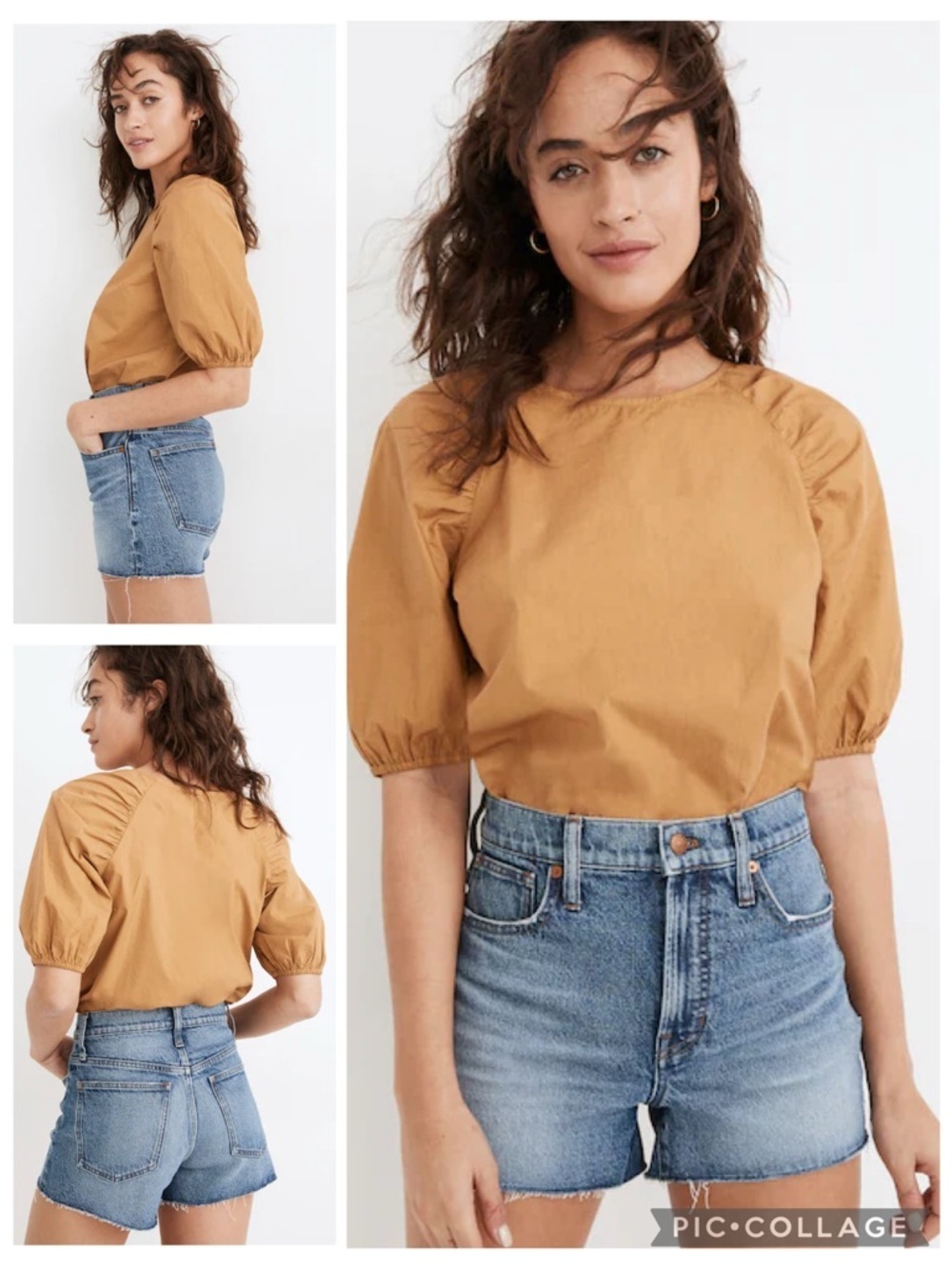 Madewell The Perfect Jean Short in Bartow Wash: TENCEL™ Denim Edition size 25 - Picture 1 of 11